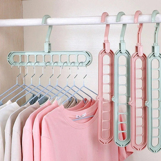 Organizador de Armário – Economize Espaço com 5 Cabides Multifuncionais - | Mireloza