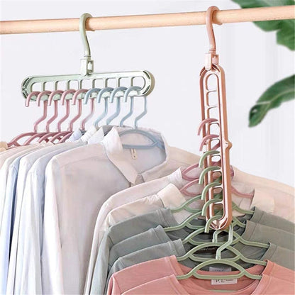 Organizador de Armário – Economize Espaço com 5 Cabides Multifuncionais - | Mireloza