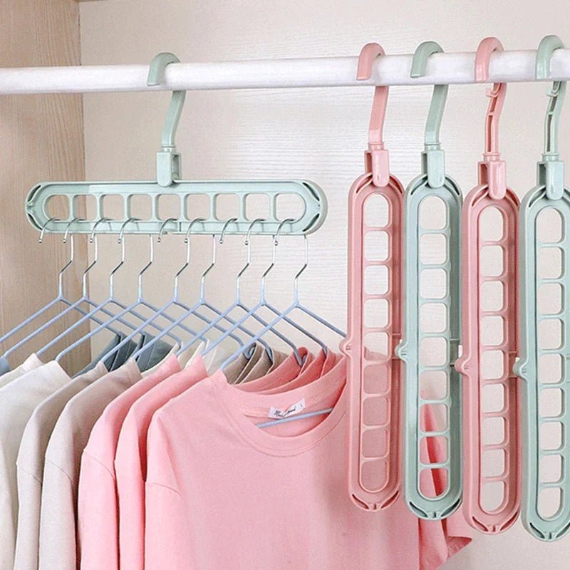 Organizador de Armário – Economize Espaço com 5 Cabides Multifuncionais - | Mireloza