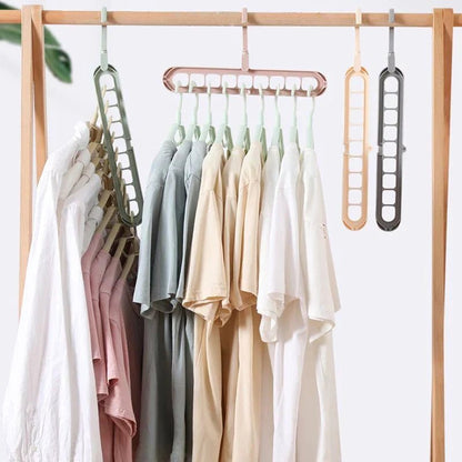 Organizador de Armário – Economize Espaço com 5 Cabides Multifuncionais - | Mireloza