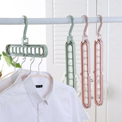 Organizador de Armário – Economize Espaço com 5 Cabides Multifuncionais - | Mireloza