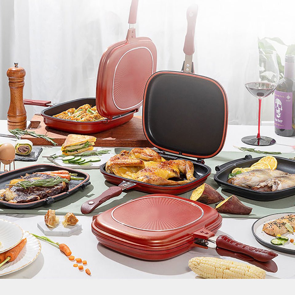 Sartén Doble Mágico Grill 32cm - | Mireloza