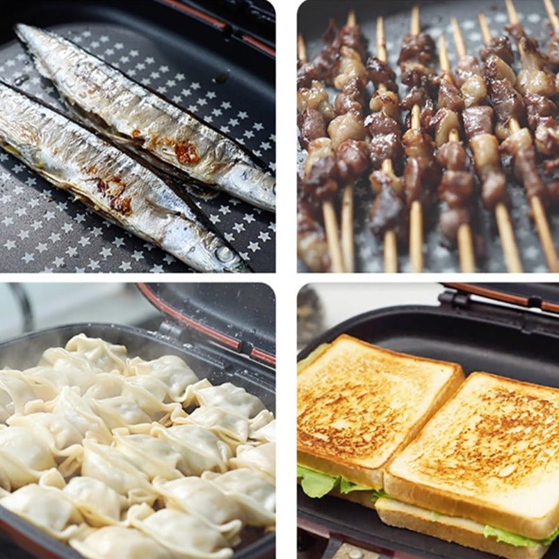 Sartén Doble Mágico Grill 32cm - | Mireloza