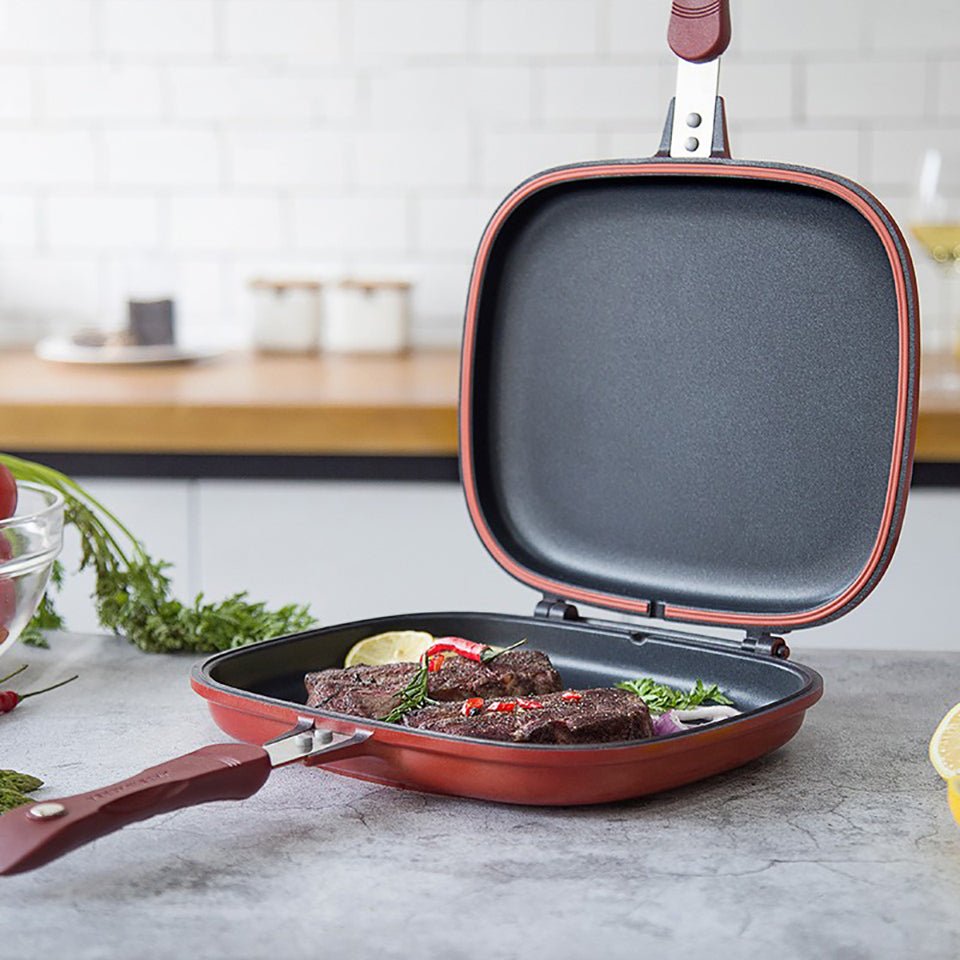 Sartén Doble Mágico Grill 32cm - | Mireloza