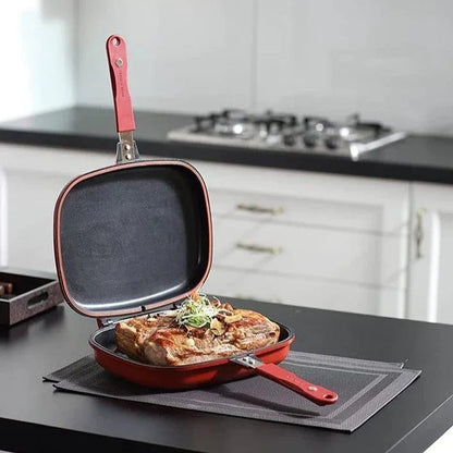 Sartén Doble Mágico Grill 32cm - | Mireloza
