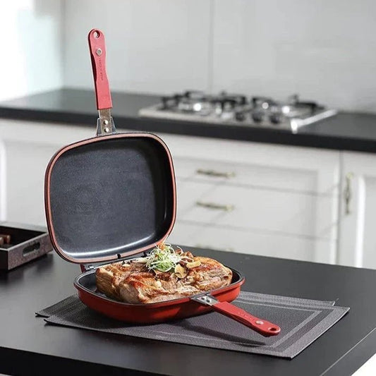Sartén Doble Mágico Grill 32cm - | Mireloza