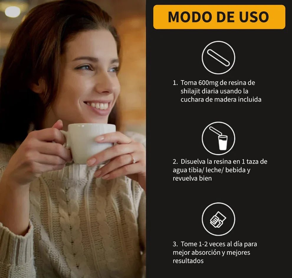Fuente de Energía Vital - Shilajit 100% Puro - | Mireloza