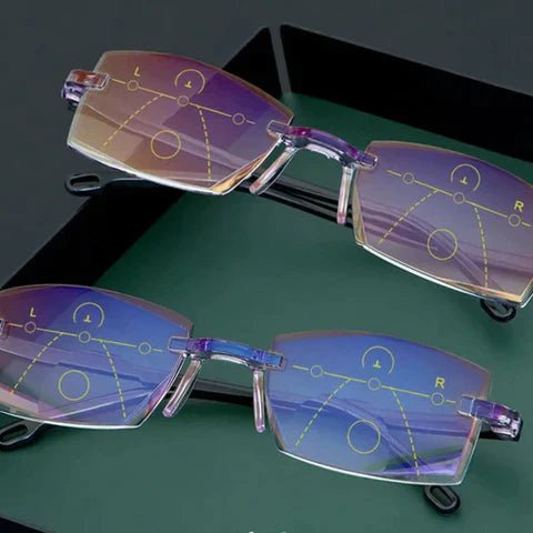 OPTI FOCUS PRO 2.0™ - Gafas 3 en 1: Cerca, Lejos y Anti Luz Azul - | Mireloza