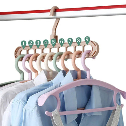 Organizador de Armário – Economize Espaço com 5 Cabides Multifuncionais - | Mireloza